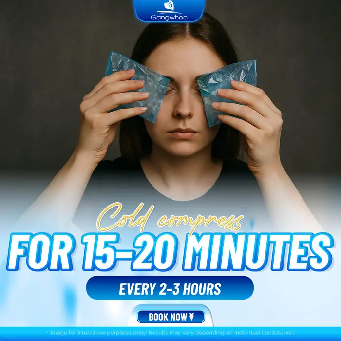 What should be done if the eyes look bulging after double eyelid surgery? Can it be corrected?