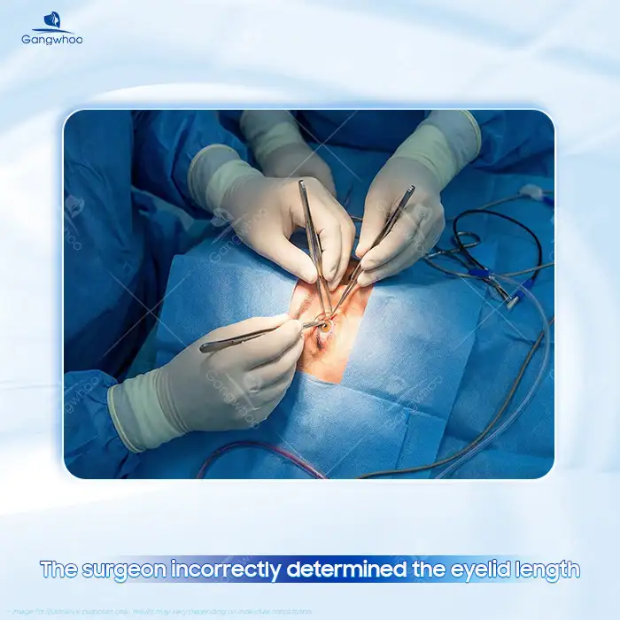 What causes an excessively long blepharoplasty incision? How can it be corrected? 1 What causes an excessively long blepharoplasty incision? How can it be corrected?