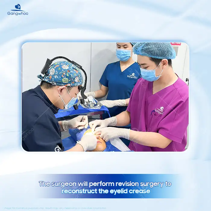 What causes an excessively long blepharoplasty incision? How can it be corrected? 3 What causes an excessively long blepharoplasty incision? How can it be corrected?