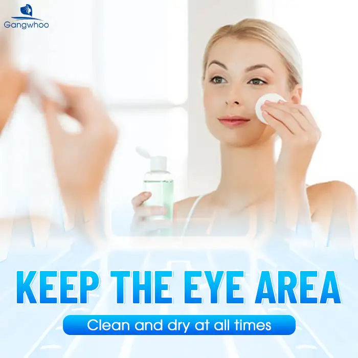 Instructions on how to massage the eyes after double eyelid surgery for faster recover