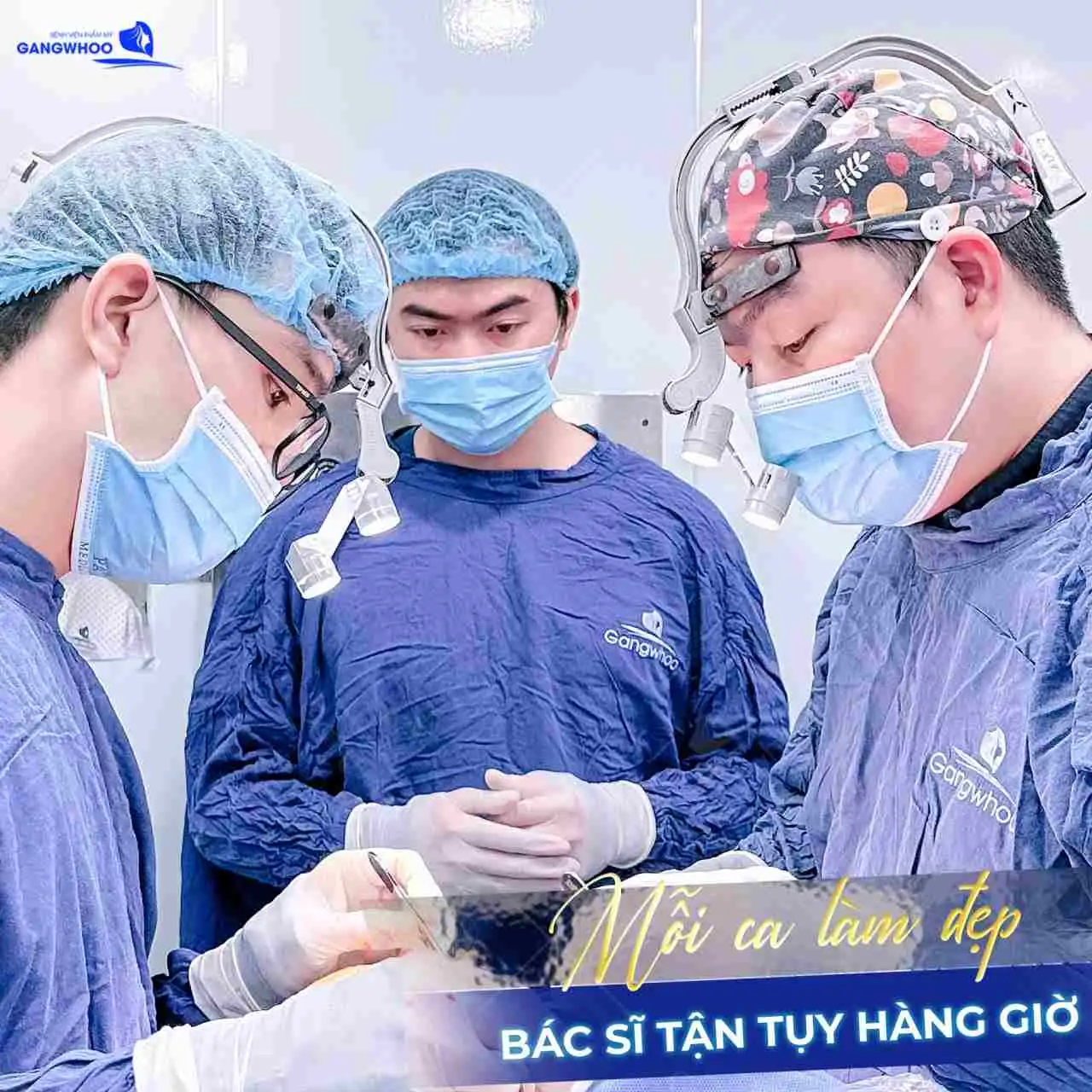 Các bác sĩ với chuyên môn cao kết hợp với công nghệ hiện đại được áp dụng trong từng ca thẩm mỹ
