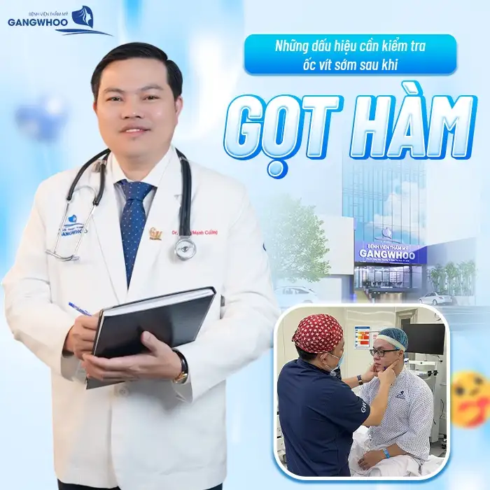 Những dấu hiệu cần kiểm tra ốc vít sớm sau khi gọt hàm