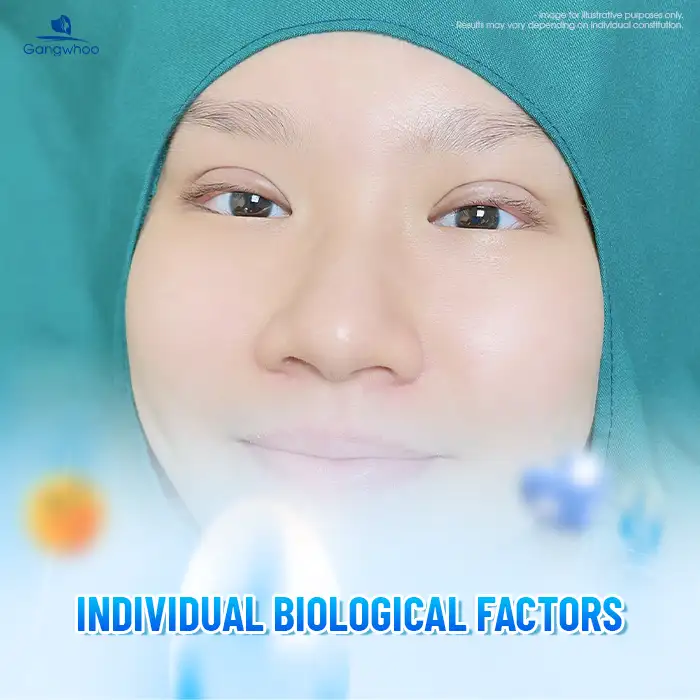 Why is there still significant swelling 1 month after eyelid surgery? What is the cause?