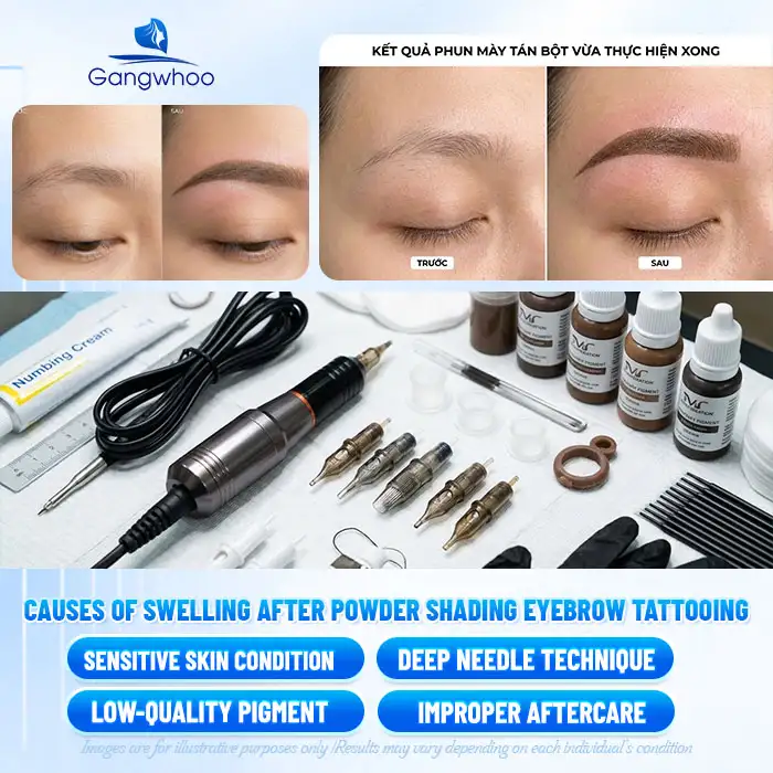 Does Powder Brows Cause Swelling? How Long Does the Swelling Last?